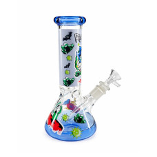 Бонг скляний "Rick and Morty Bee" (25 cm)