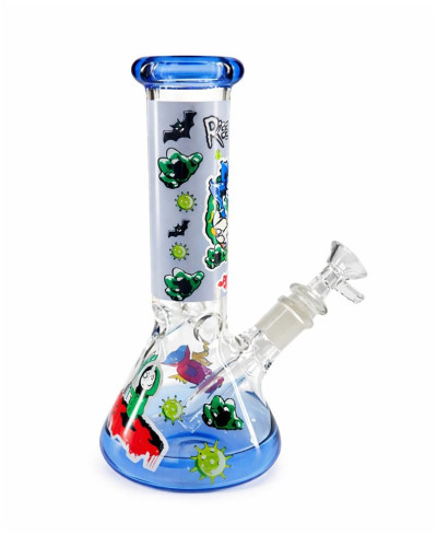 Бонг стеклянный "Rick and Morty Bee" (25 cm)