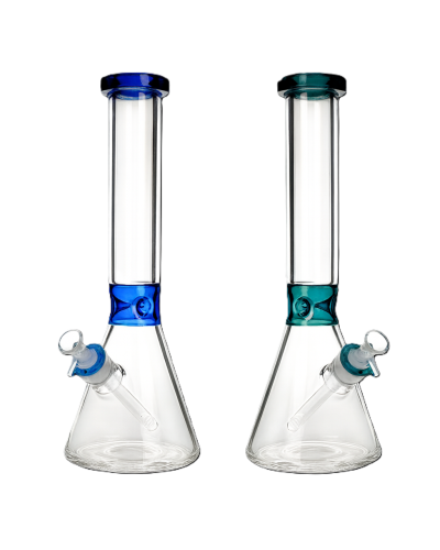 Бонг скляний "High Beaker Color" (38 cm)