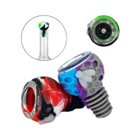 Водник із скла "Skull" прозорий