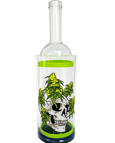 Водник из стекла "Zaza Skull" прозрачный