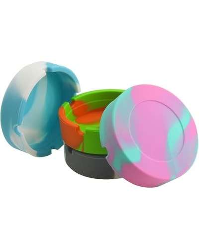 Пепельница силиконовая круглая (Разноцветная)