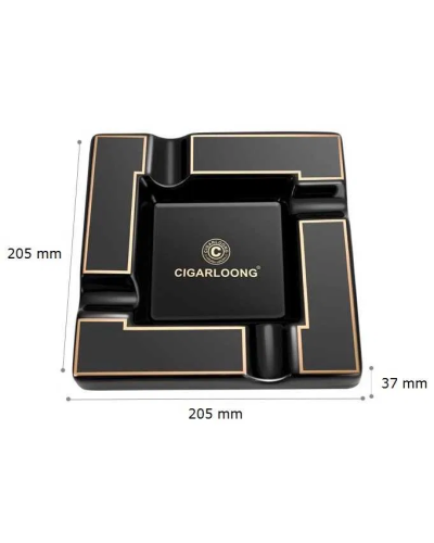 Попільничка для сигари CIGARLOONG (Чорна)