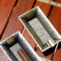 Попільничка для сигари Елегантна прямокутна (Золотиста)