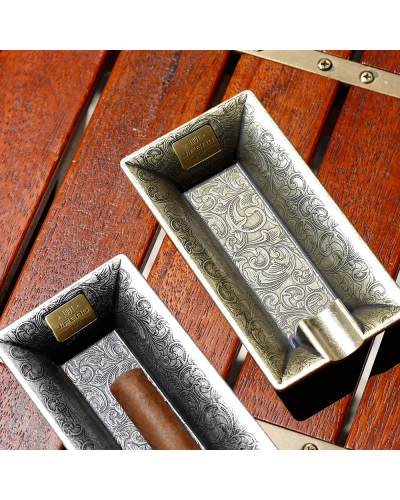 Пепельница для сигары Элегантная прямоугольная (Золотистая) Пепельница для сигары Элегантная прямоугольная (Золотистая)