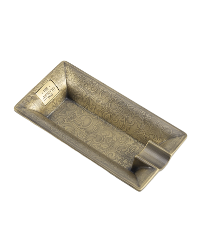 Пепельница для сигары Элегантная прямоугольная (Золотистая)