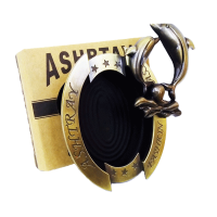 Попільниця кругла металева "Дельфін" (Бронзова)