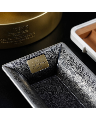 Пепельница для сигары Элегантная прямоугольная (Серебристая) Пепельница для сигары Элегантная прямоугольная (Серебристая)