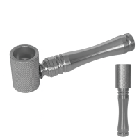 Трубка металева "Граната" срібляста