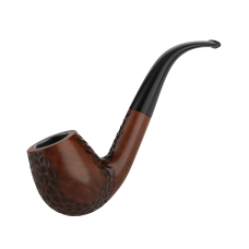 Трубка класична коричнева (пластик під дерево)