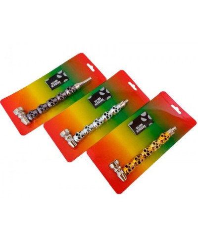 Трубка курильна металева "Черепа"