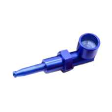 Трубка металева "Bolt" синя