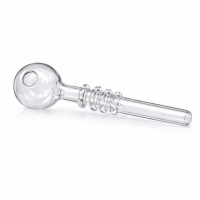 Трубка стеклянная "Oil Burner" (14см) Прозрачная