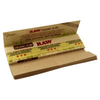 Папір для самокруток Raw Organic Connoisseur King Size (32 шт + 34 тіпси)