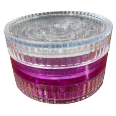 Гриндер акриловый с игрой "Лабиринт" (розовый)