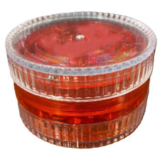 Гриндер акриловый с игрой "Лабиринт" (красный)