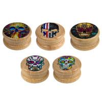 Гріндер дерев'яний з принтом Гріндер дерев'яний з принтом