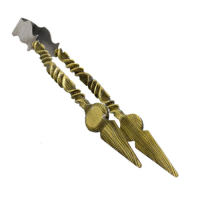 Щипці для вугілля з візурунком Garden (золотий)