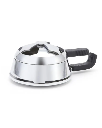 Калауд для кальяну Kaloud Lotus з двома ручками сріблястий