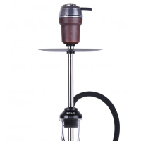 Кальян Gramm SOLO Silver (колба Yahya Pear прозора зі швом) Кальян Gramm SOLO Silver (колба Yahya Pear прозора зі швом)