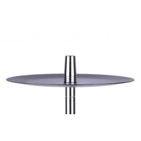 Кальян Gramm SOLO Silver (колба Yahya Pear прозора зі швом) Кальян Gramm SOLO Silver (колба Yahya Pear прозора зі швом)