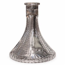 Колба для кальяну 2х2 Crystal №10 Clear (тёмно-прозрачная)