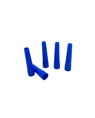 Мундштуки для кальяну одноразові 2х2 XXL (сині) 100шт