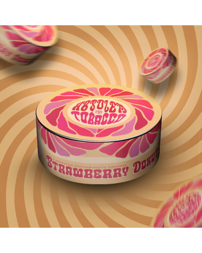 Табак для Кальяну Absolem 100 гр Strawberry donut (Полуничний пончик)