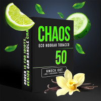 Тютюн для Кальяну CHAOS 50 гр Knock out (Лайм Огурец Ваниль)