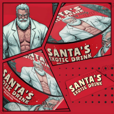 Табак Unity Santa’s Exotic drink (апельсин, голубика, экзотик, 100 г)