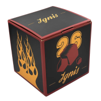 Вугілля кокосове Ignis 1 кг (64 куб) 26 мм