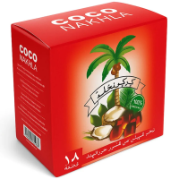 Уголь кокосовый Coco Nakhla 25х25 мм (18шт)