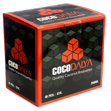 Вугілля кокосове Coco Dalya 25х25 мм (18шт)