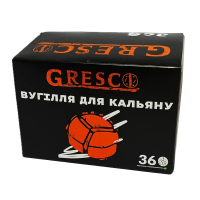 УГОЛЬ ГОРЕХОВЫЙ GRESCO 0,5 КГ (36 шт) под калауд