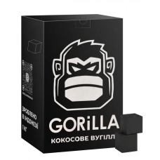 Вугілля кокосове Gorilla 1 кг (25х25 мм)