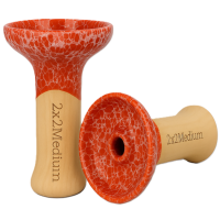 Чаша для кальяну 2x2 Medium Orange (помаранчева)