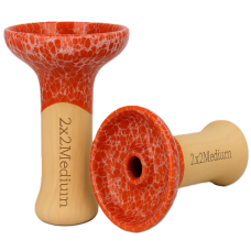 Чаша для кальяну 2x2 Medium Orange (помаранчева)