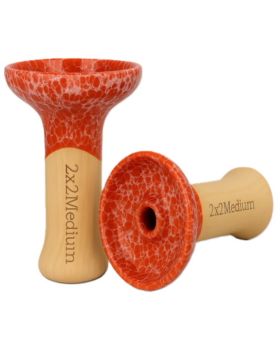 Чаша для кальяну 2x2 Medium Orange (помаранчева)