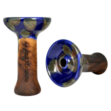 Чаша для кальяна 2x2 Medium Blue Graphite (сине серая)