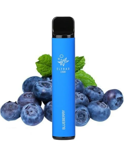 Одноразка ELF BAR 1500 "Blueberry" со вкусом черника