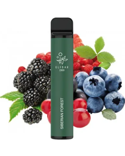 Одноразка ELF BAR 1500 "Siberian Forest" зі смаком м'ята хвоя