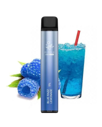 Одноразка ELF BAR 1500 Ultra "Blue Razz Lemonade" со вкусом голбуая малина лимонад