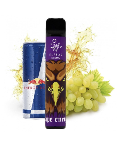 Одноразка ELF BAR LUX 1500 "Grape energy" со вкусом виноградного энергетика