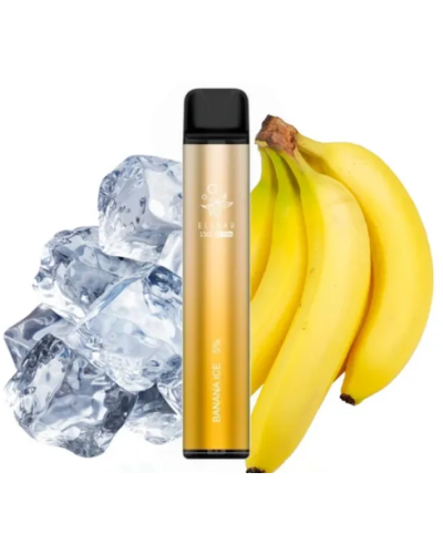 Одноразка ELF BAR 1500 Ultra "Banana Ice" зі смаком банан лід
