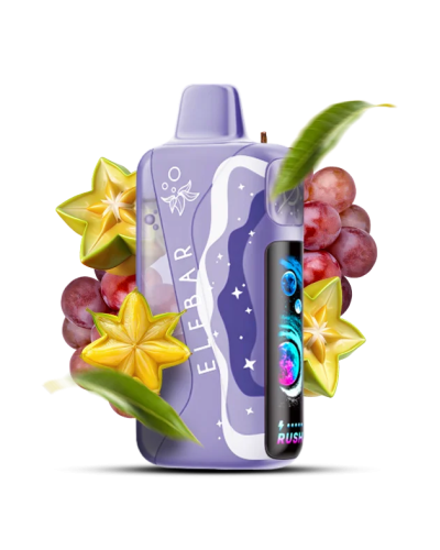 Одноразка Elf Bar Lush King Pro 40000 "Starfruit Grape" Виноград Карамбола