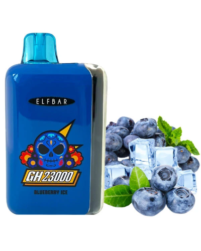 Одноразка ELF BAR GH 23000 "Blueberry ice" зі смаком чорниці з льодом
