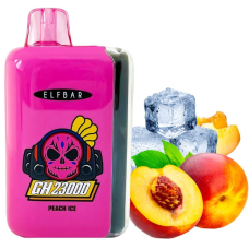 Одноразка ELF BAR GH 23000 "Peach ice" зі смаком персик з льодом