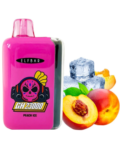 Одноразка ELF BAR GH 23000 "Peach ice" зі смаком персик з льодом
