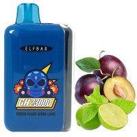 Одноразка ELF BAR GH 23000 "Green Plum Sour Lime" зі смаком зелена слива кислий лайм