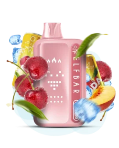 Одноразка ELF BAR BC 45000 "Cherry Peach Soda" со вкусом вишнево-персиковый лимонад